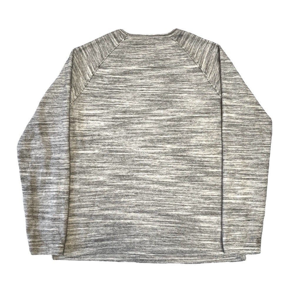 Jack & Jones Crew Roll Neck Knit Sweater Sweatshirt. Grey White Size XL #996 - Picture 4 of 8